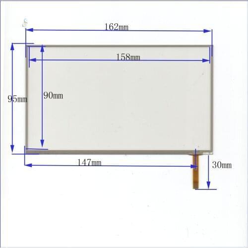ZhiYuSun 162*95mm suitable 7inch 4lines resistance screen this is compatible blass suitable 162*95
