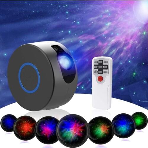 Sky Starry Galaxy Projector LED Nebula Cloud Light with Remote Control Lighting Modes for Children Baby Adults Bedroom Party