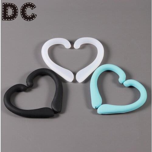 1pair Universal Silica Gel Mask Ear Protection Silicone Earmuffs Reusable Comfortable Mask Ear Hooks Compatible Hook Supplies