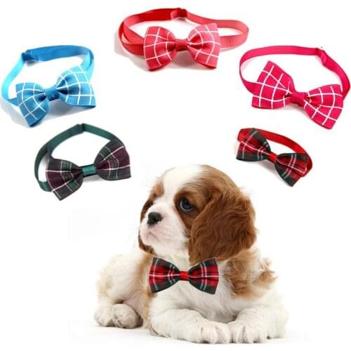 30 Pcs Dog Cat Pet Grooming Accessories Dog Cat Puppy Bow Tie Adjustable Dog Collr Bowties Neckties Pet Supplies Bow Ties