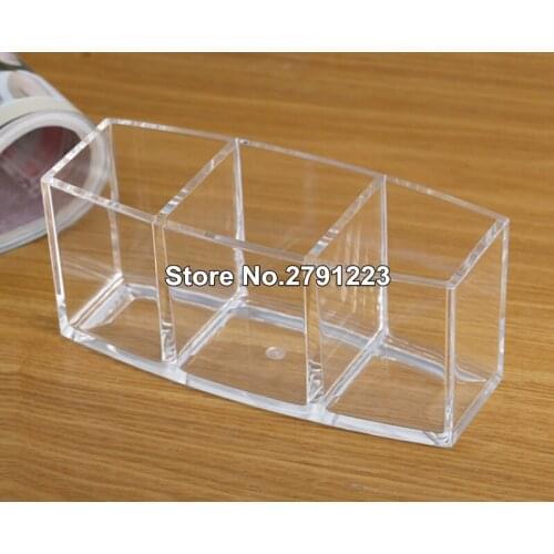 Acrylic Makeup Organizer Cosmetic Holder Makeup Tools Storage Box Organizadora Brush and Accessory Organizer Box