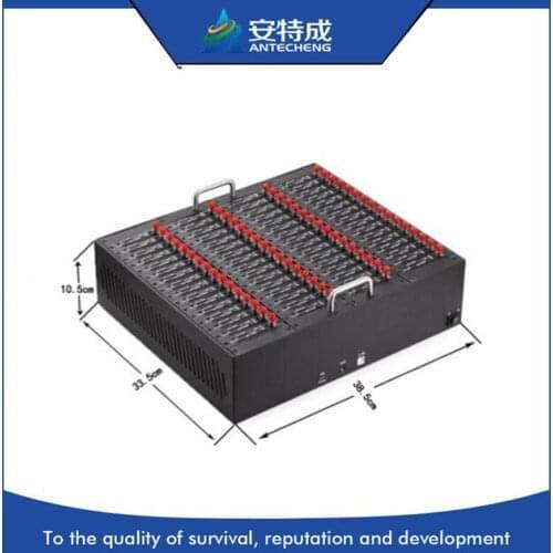 Antecheng wavecom 2g high rate bulk sms sending module Q24plus 16 sim slots dual bank USB gsm modem by AT command