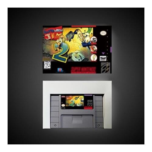 Earthworm Jim 2 - Action Game Card US Version with Retail Box