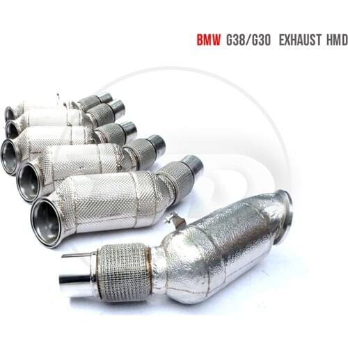 HMD Exhaust Manifold Downpipe for BMW G20 G28 G30 G38 B38 B48 Car Accessories With Catalytic Header Without Cat