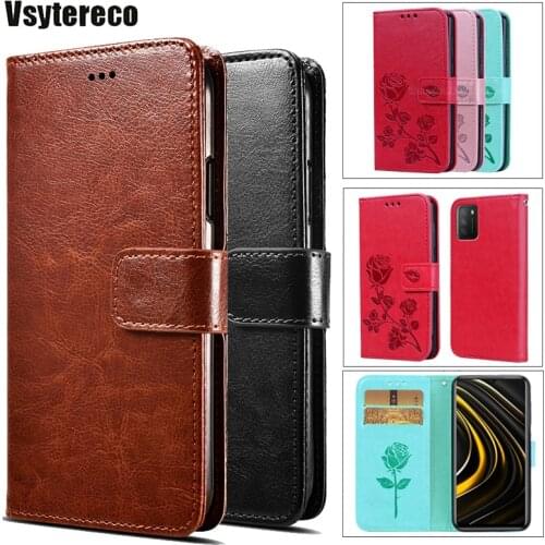 PU Leather Flip Cover For Xioami Poco M3 M 3 Coque Magnetic Phone Holster Wallet Men Case For POCO M3 M2010J19CG M2010J19CT Etui