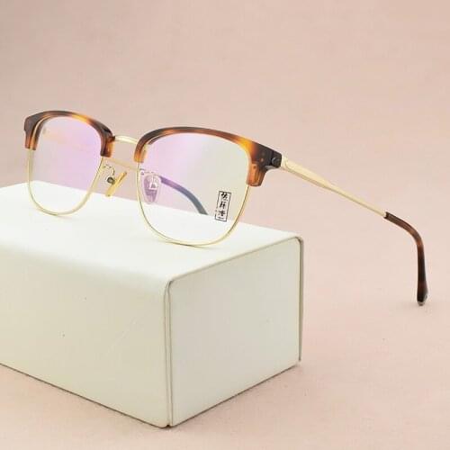 Square Brand glasses frame women Vintage Round Glasses Frame Men Ultralight eye glasses frames for men spectacle frames Womens