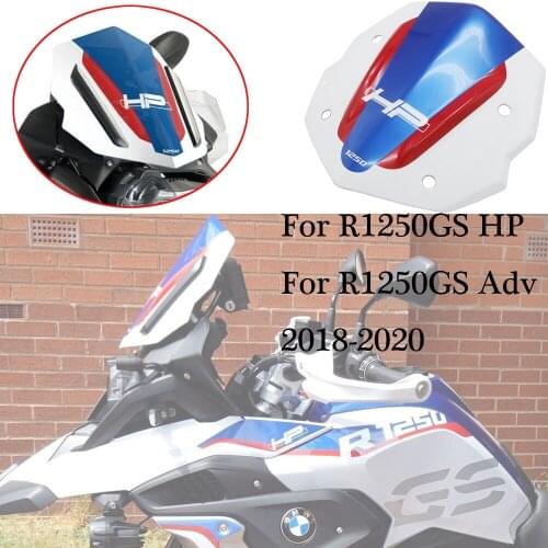 Windshield WindScreen Front Screen Adventure Spoiler Extension Air Deflector For BMW R1250GS HP 18-20 ADV