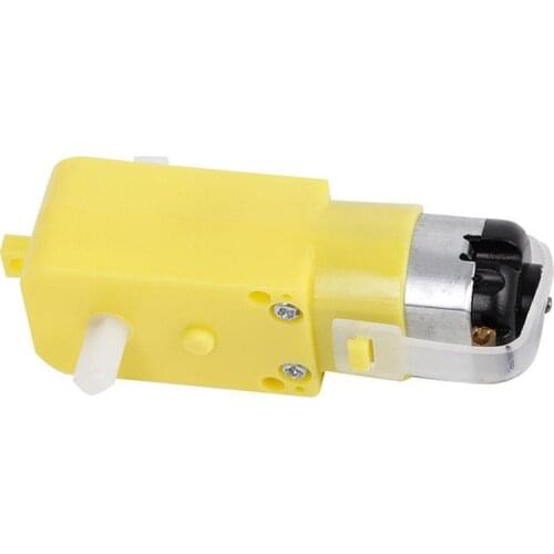 New 1/2pcs 3V-6V DC Motor Geared TT Smart Car Chassis Four-wheel Drive Anti-Interference