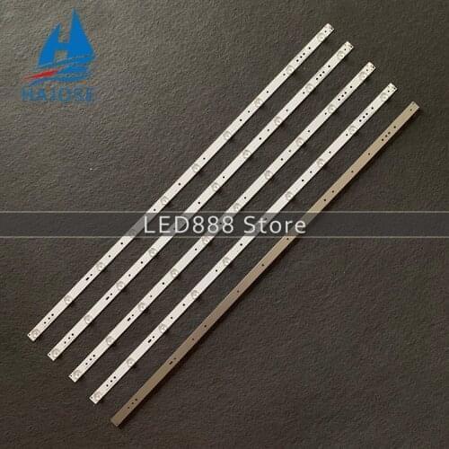 New 5 PCS/set 10LED(3V) 842.5mm LED backlight strip for 43PFT4131 43PFS5301 GJ-2K15-430-D510 GJ-2K16-430-D510-V4 01Q58-A