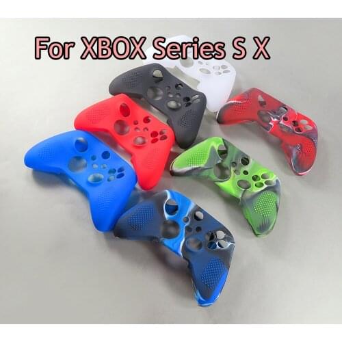 2PCS New Silicone Protective Case Anti-slip Handle Cover Shell Controller Skin For Xbox Series X S Game Accessories
