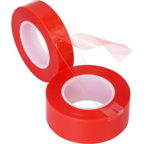 Transparent double-sided tape strong ultra-thin double-sided tape fixed double-sided tape 0.1mm thick 50M