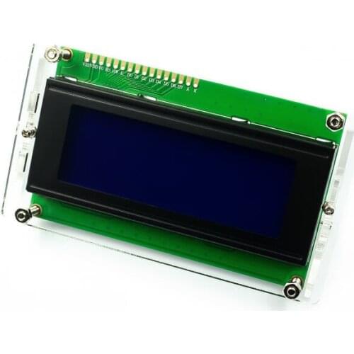 Transparent Acrylic Shell for LCD2004 LCD Screen with Screw/Nut LCD2004 Shell Case holder (no with 2004 LCD)