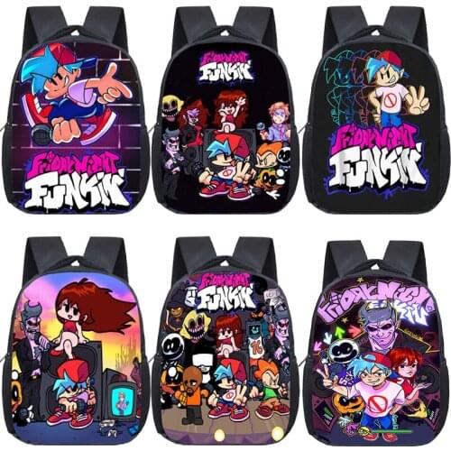 Hot Video Game Friday Night Funkin Anime Backpack Kids Cute Kindergarten Backpacks Children School Bags Bookbag for Boys Girls