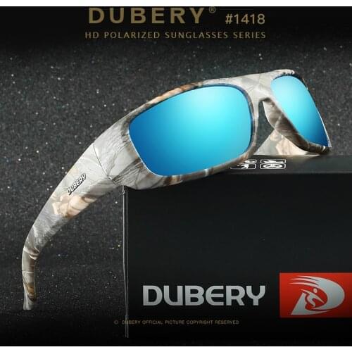 DUBERY Polarized Sunglasses Mens Retro Male Goggle Colorful Sun Glasses For Men Fashion Brand Luxury Mirror Shades Cool Oculos