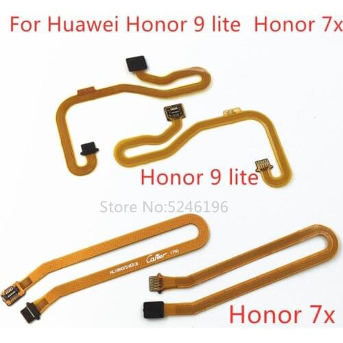 1pcs Suitable for Huawei Honor 9 lite Honor 7x connector with main button fingerprint touch identification sensor soft cable