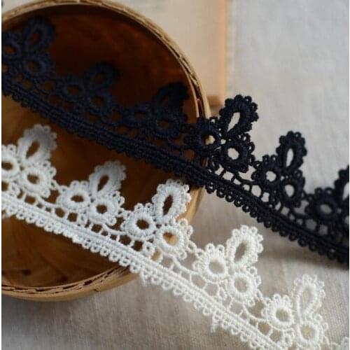3 Meter Unique Design Pretty Lace Accessories 3.2cm Width 100% Cotton Lace Trim