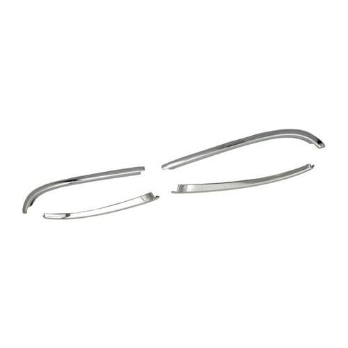 4PCS Chrome Rear Fog Light Cover For BMW X1 E84 2009-2012 Pre-facelifted models