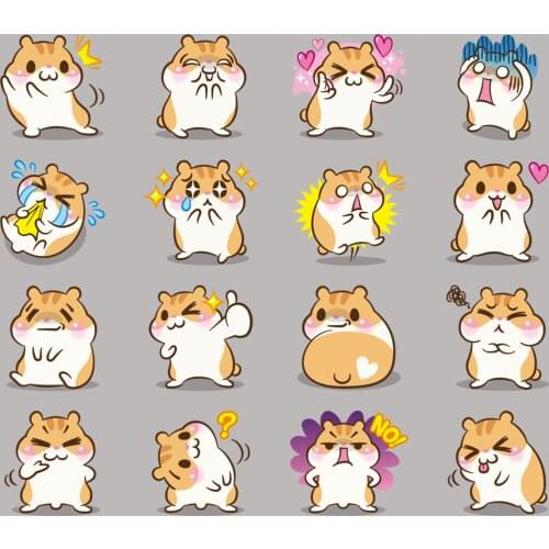 40 funny groundhog stickers/pretty stickers/decorative stickers/DIY craft photo album