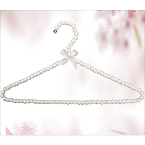 5pcs/lot 40cm New arrival pearl plastic adult hanger clothes rack hangers for clothes coat sweater dress hanger