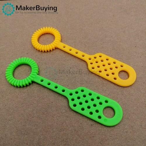 5PCS Yellow Bubble Wand Bubble Bar Bubble Film Mouth Blow Bubble Wand