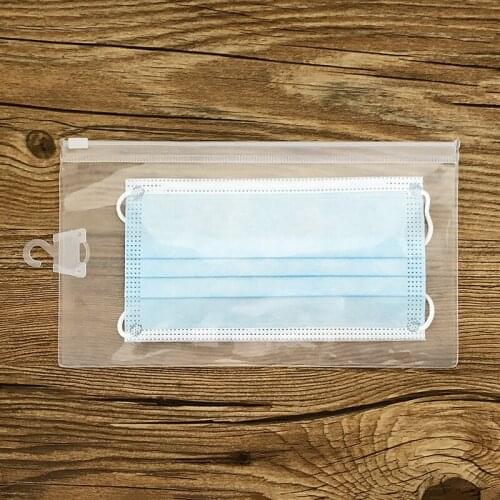 500pcs/lot Mask packaging zipper bag swimming cap hook bag transparent underwear socks packaging bag