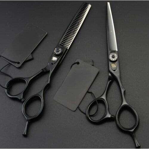 6 Professional Hair Salon KASH Scissors Set Cutting Barber Haircut Thinning Shear Scissors Hairdressing Hair Tools Scissors