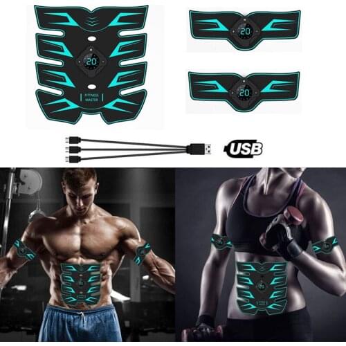 ABS Abdominal Muscle Trainer Electric Press Stimulator Slimming Fitness EMS Exercise Machine Home Gym Fitness Equipment Training