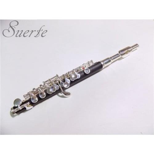 C key Piccolo Flute Composite wood piccolos Silver plated keys with Hard Case woodwind Musical instruments professional