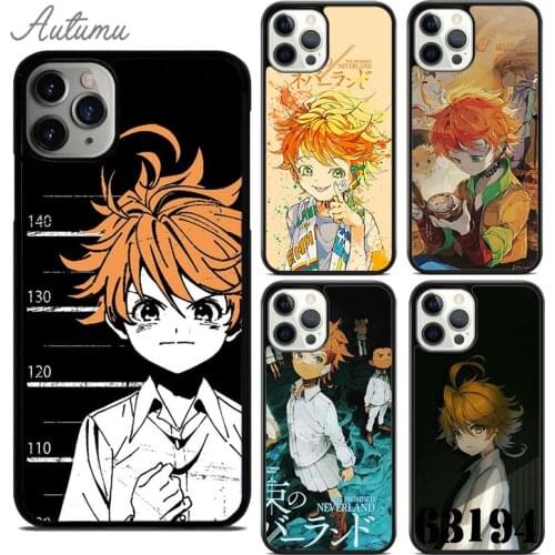 Emma The Promised Neverland Phone Case for iPhone 11 12 Pro Max mini X XR XS SE 2020 5 6S 7 8 Plus Samsung S8 S9 S10 Cover shell