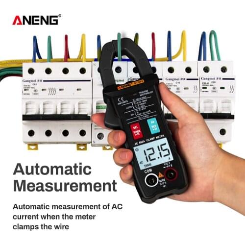 Aneng ST205 4000 Digital Clamp Meter Analog Multimeter Current Clamp DC/AC Intelligent AUTO range meter with temperature tester