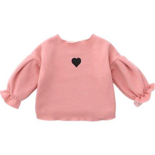 Baby Girls Shirt Lantern Sleeve Casual Princess Toddler Solid Cotton Kids Children Soft Kids Blouse