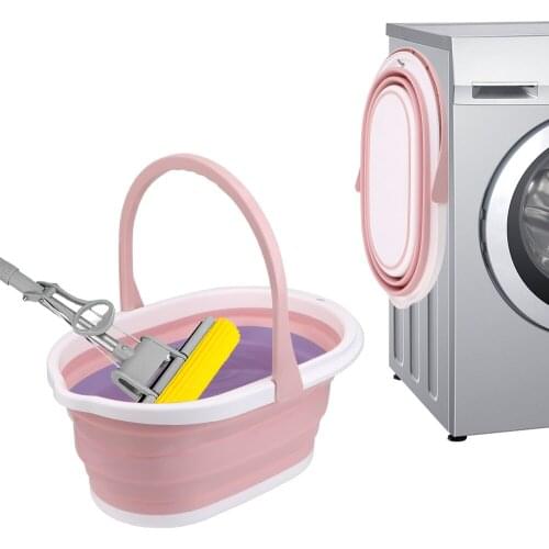 Save Space Car Wash Bucket Foldable Bucket for Tourism Outdoor Fishing Promotion Camping PP Folding Laundry Tub Portable