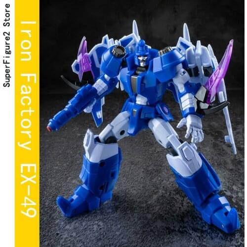 Transformation Iron Factory EX-49 EX49 Void Legion Scourge Action Figure Robot 3rd Party G1 Toy Legend Scale Mini Model