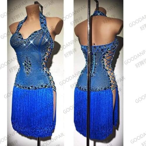 Custom-made Latin dress latino dancewear latino sala da ballo di danza in costume cha-cha latin dance dress