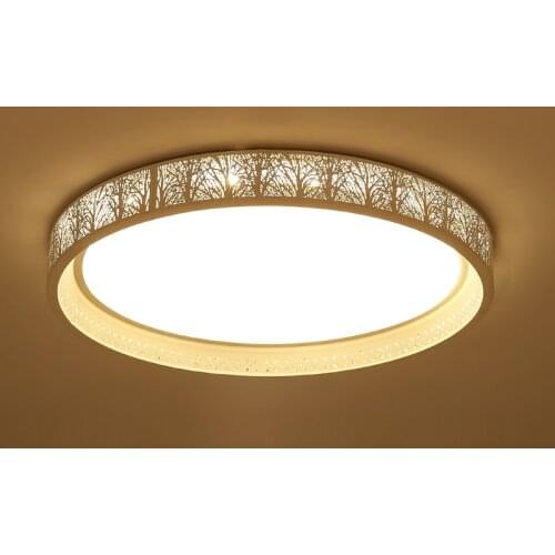 Round Tree Shade Indoor Chandelier Home AC85-265V Modern Led Ceiling Chandelier Lamp Fixtures For Living Room Bedroom