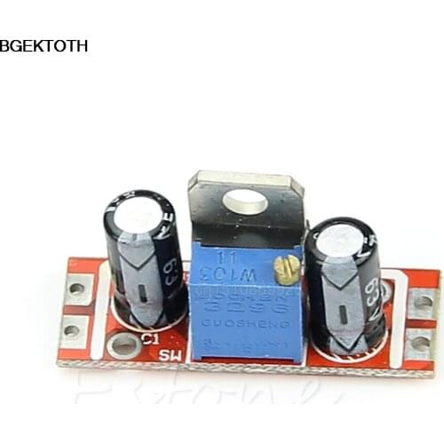 LM317 Low Ripple DC 63V-4.5V to 60V-3V Buck Linear Regulated Power Supply Module