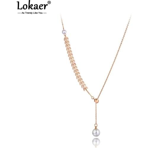 Lokaer Pearl Necklaces For Women