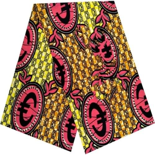 Veritable real nigerian prints in fabric 100% cotton 6yards/piece african wax woman ankara soft breathable wax africa V-L 670