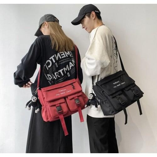 Weysfor Nylon Shoulder Bags Casual Tote Travel Crossbody Bag Fashion Messenger Bags High Quality Streetwear Travel Bags Handbag