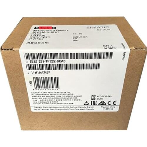 New Original 6ES7231-7PC22-0XA0 4 Thermal Resistance Inputt Temperature Module 16Bit EM231-RTD4 Compatible With s7-200 Replace