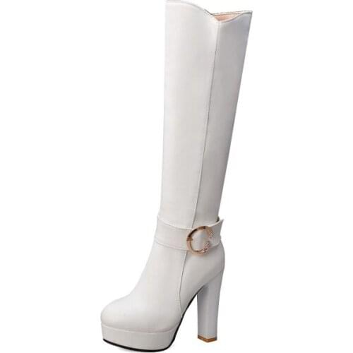 Big Size 9 10 11-13 thigh high boots knee high boots over the knee boots women ladies boots shoes woman winter boots women