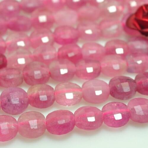 Tourmaline Peridot Spinel 4mm Natural Gemstone Beads disk faceted for silver 925 jewelry Necklace Earring bracelet 15inch