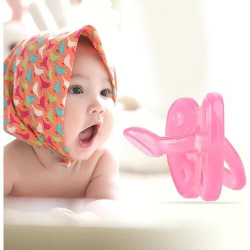 Baby Pacifier Newborn Infant Oral Care Pacifier Soft Silicone Dummy Nipple Soother Toy Baby Care Supplies
