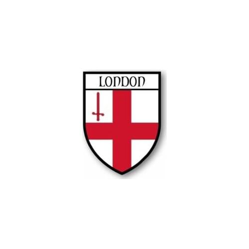 Sticker Car Motorbike Adhesive Souvenir Coat of Arms Vinyl London Stickers for Laptops, Office Supplies, Motorcycles, Cars