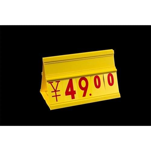 Shelf Top Price Supermarket Plastic Poster Frame Stand