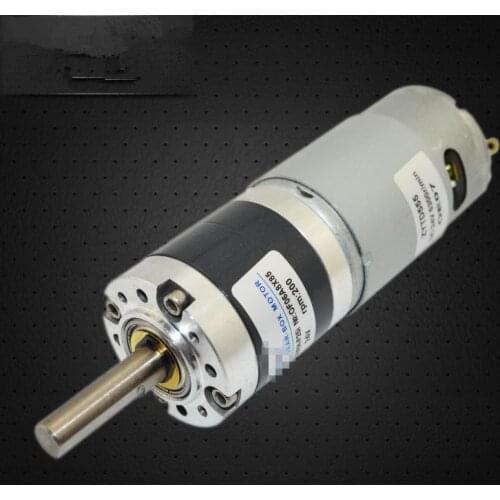 ZGX36RH 36mm DIA DC 12V 24V Permanent Magnet Planetary Gear Motor Brush 5RPM-300RPM