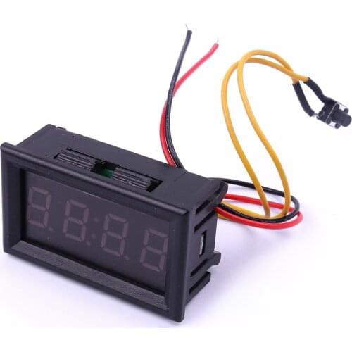 1pcs 100% Quality and Brand New CR1220 DC4.5-30 LED Hour Meter/Digital Clock with Reverse Polarity Protection