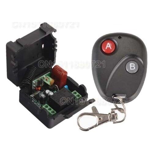 10PCS/lot AC220V 1CH 10A Mini Size Wireless Remote Switch Receiver&Transmitter For Light Lamp LED SMD ON OFF M T L Adjustable