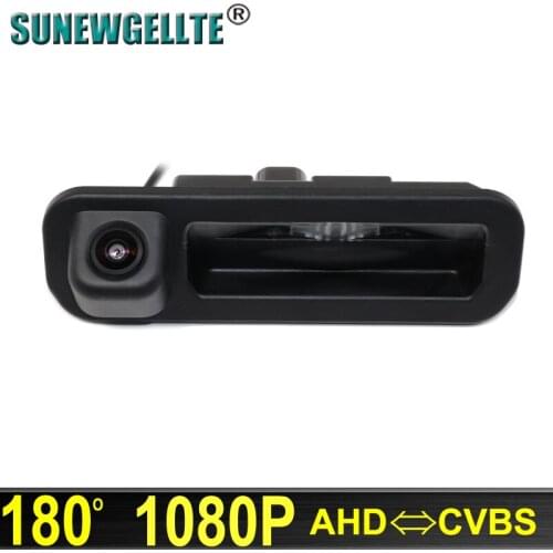 180 Degree 1920x1080P AHD Car Rear View Reverse backup parking Camera For Ford Focus 2012 2013 For Focus 3 Trunk Handle