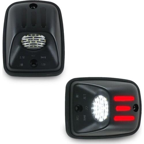 2Pcs 12V 3W White Red 18SMD LED Number License Plate Light For Toyota Tocama 1995-2004 Easy Installationonly Canbus Error Free